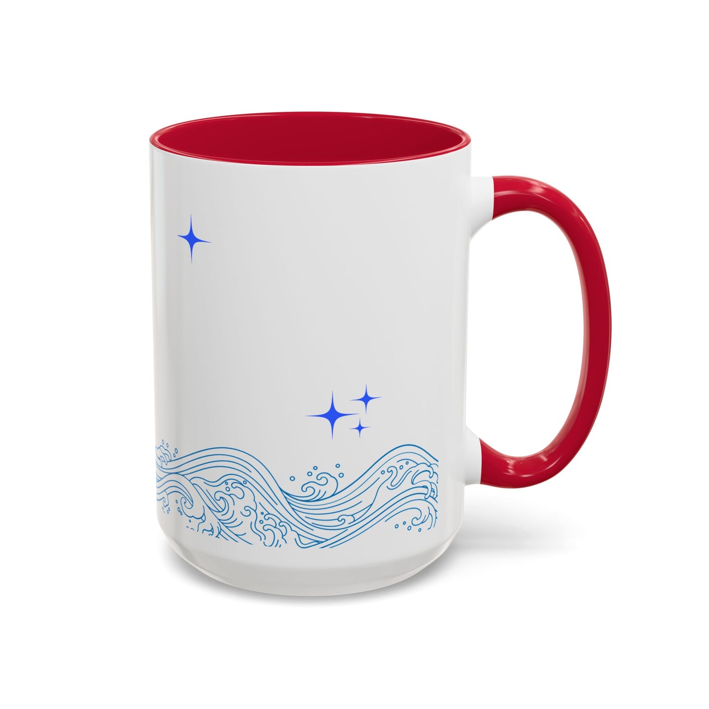 Ocean Wave Coffee Mug - Colorful 11oz & 15oz Cups with Inspirational Text
