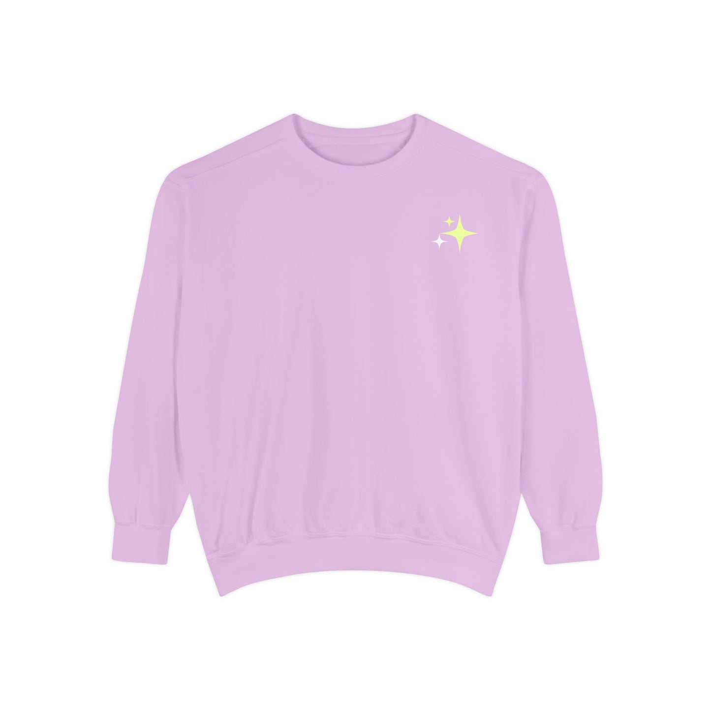 Fresh Start Unisex Garment-Dyed Sweatshirt - Light Blue Comfort