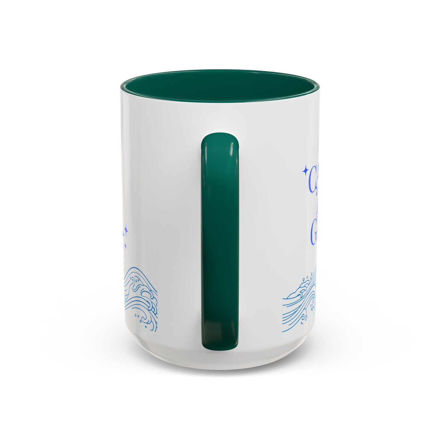 Ocean Wave Coffee Mug - Colorful 11oz & 15oz Cups with Inspirational Text