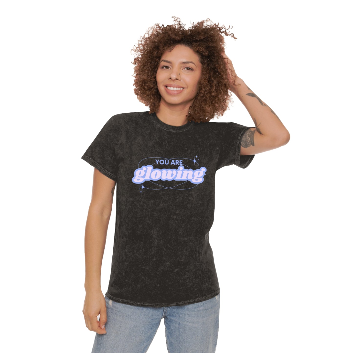 Glowing Mineral Wash T-Shirt - Trendy & Comfortable Casual Wear