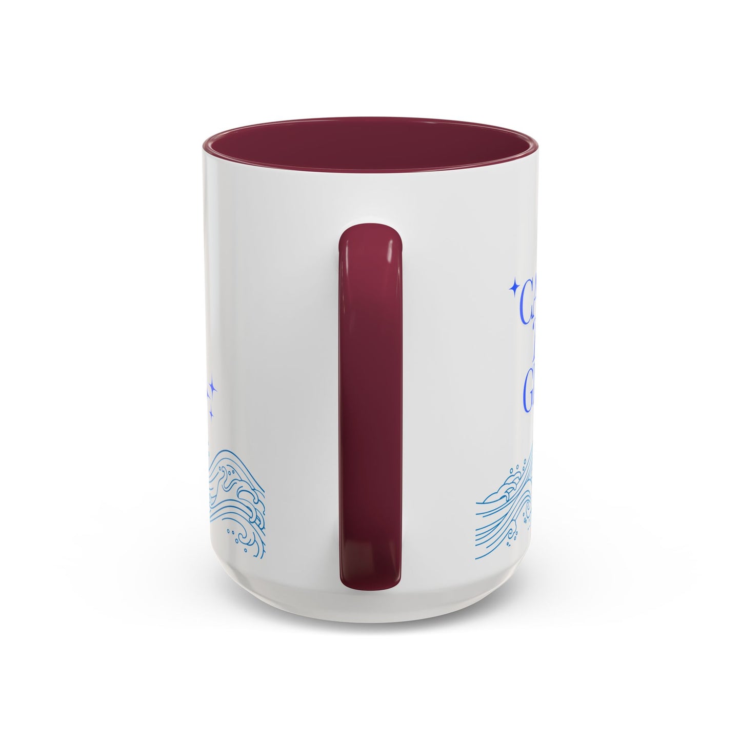 Ocean Wave Coffee Mug - Colorful 11oz & 15oz Cups with Inspirational Text