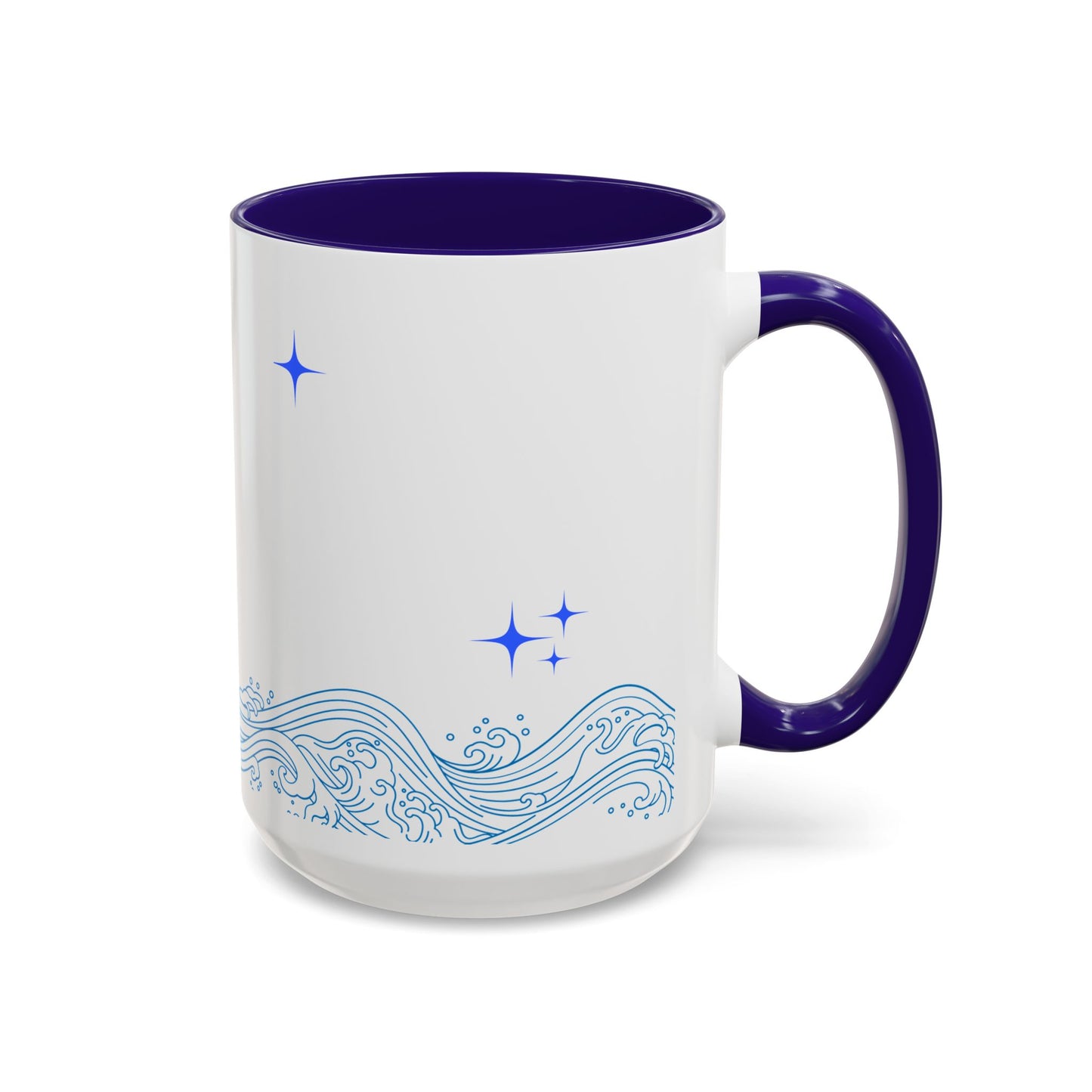 Ocean Wave Coffee Mug - Colorful 11oz & 15oz Cups with Inspirational Text