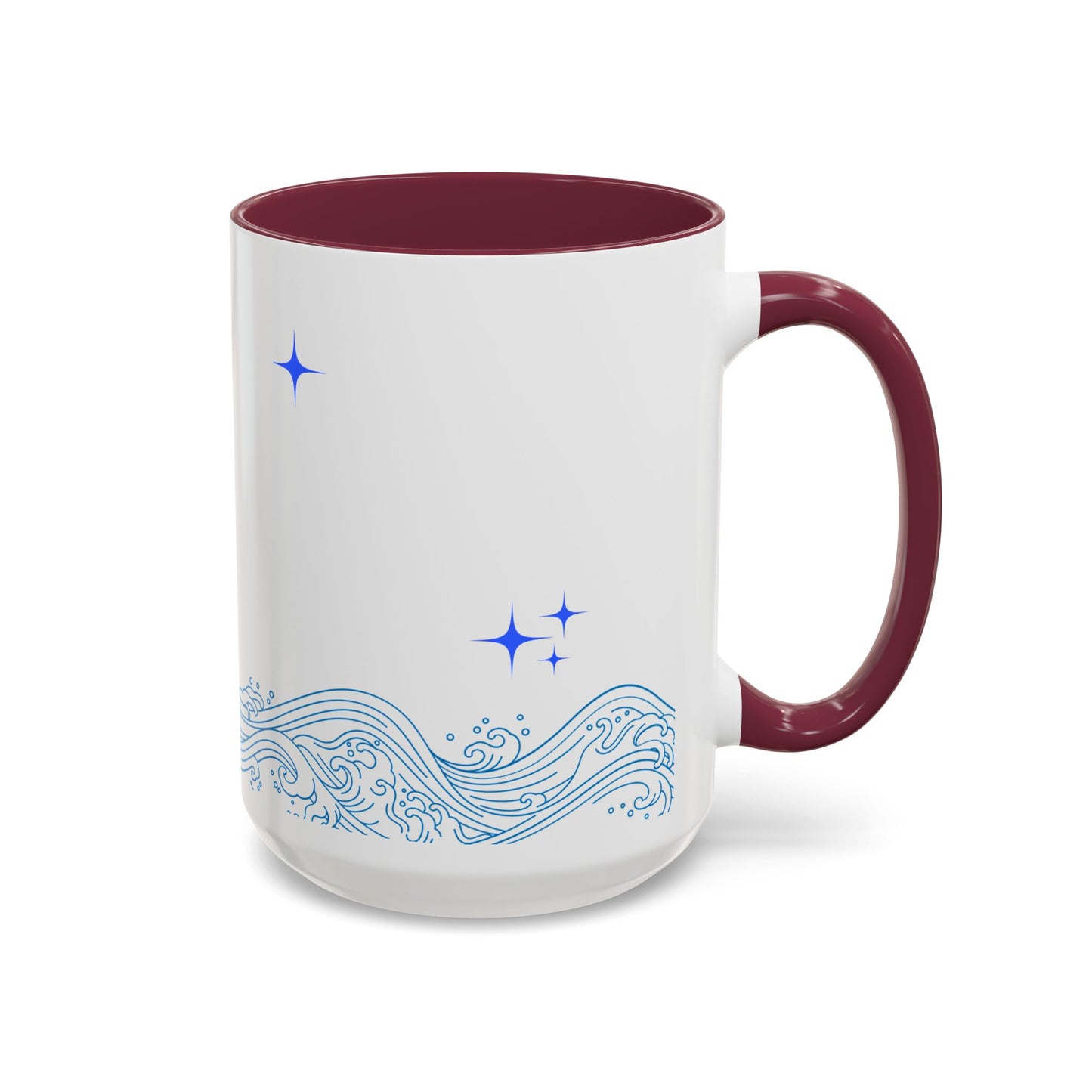 Ocean Wave Coffee Mug - Colorful 11oz & 15oz Cups with Inspirational Text