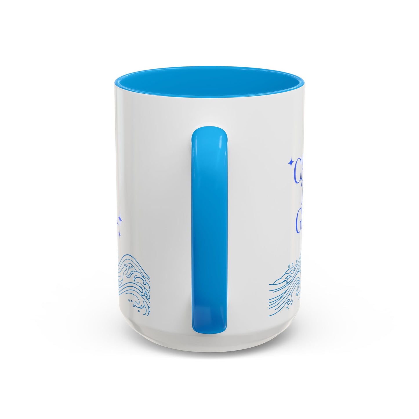 Ocean Wave Coffee Mug - Colorful 11oz & 15oz Cups with Inspirational Text