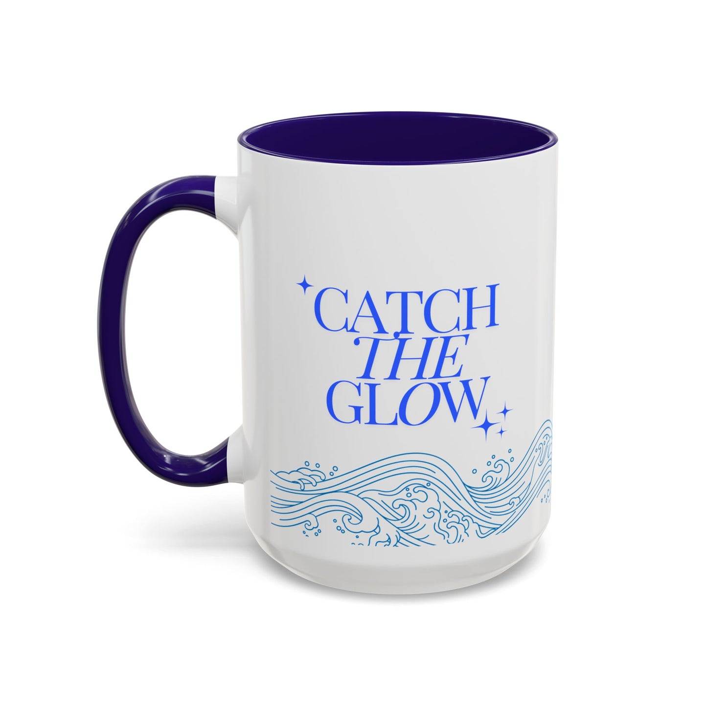 Ocean Wave Coffee Mug - Colorful 11oz & 15oz Cups with Inspirational Text