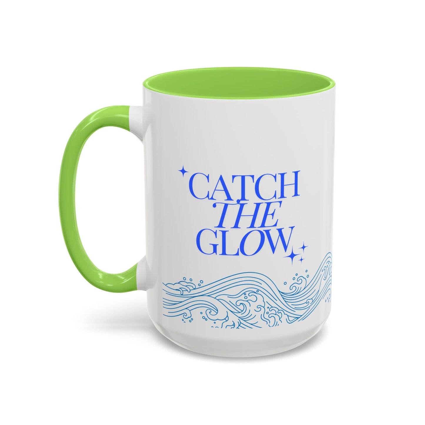 Ocean Wave Coffee Mug - Colorful 11oz & 15oz Cups with Inspirational Text