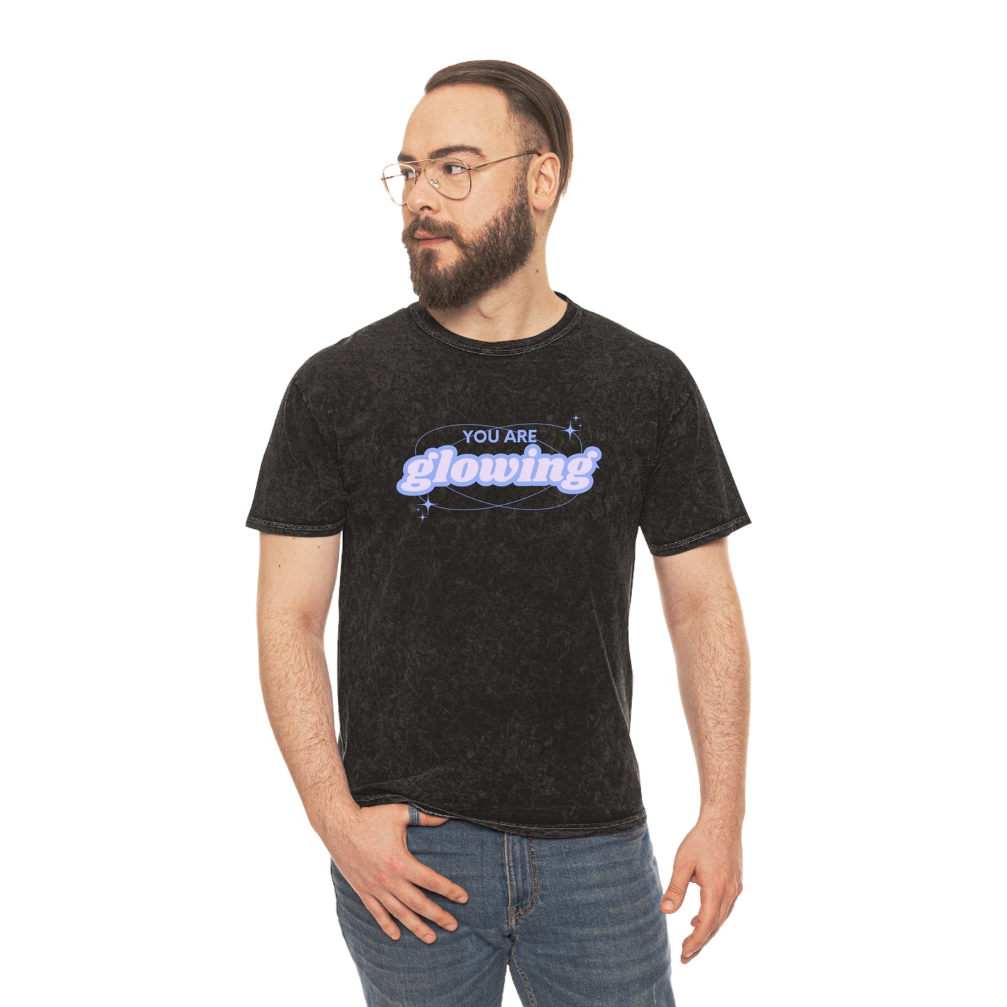 Glowing Mineral Wash T-Shirt - Trendy & Comfortable Casual Wear