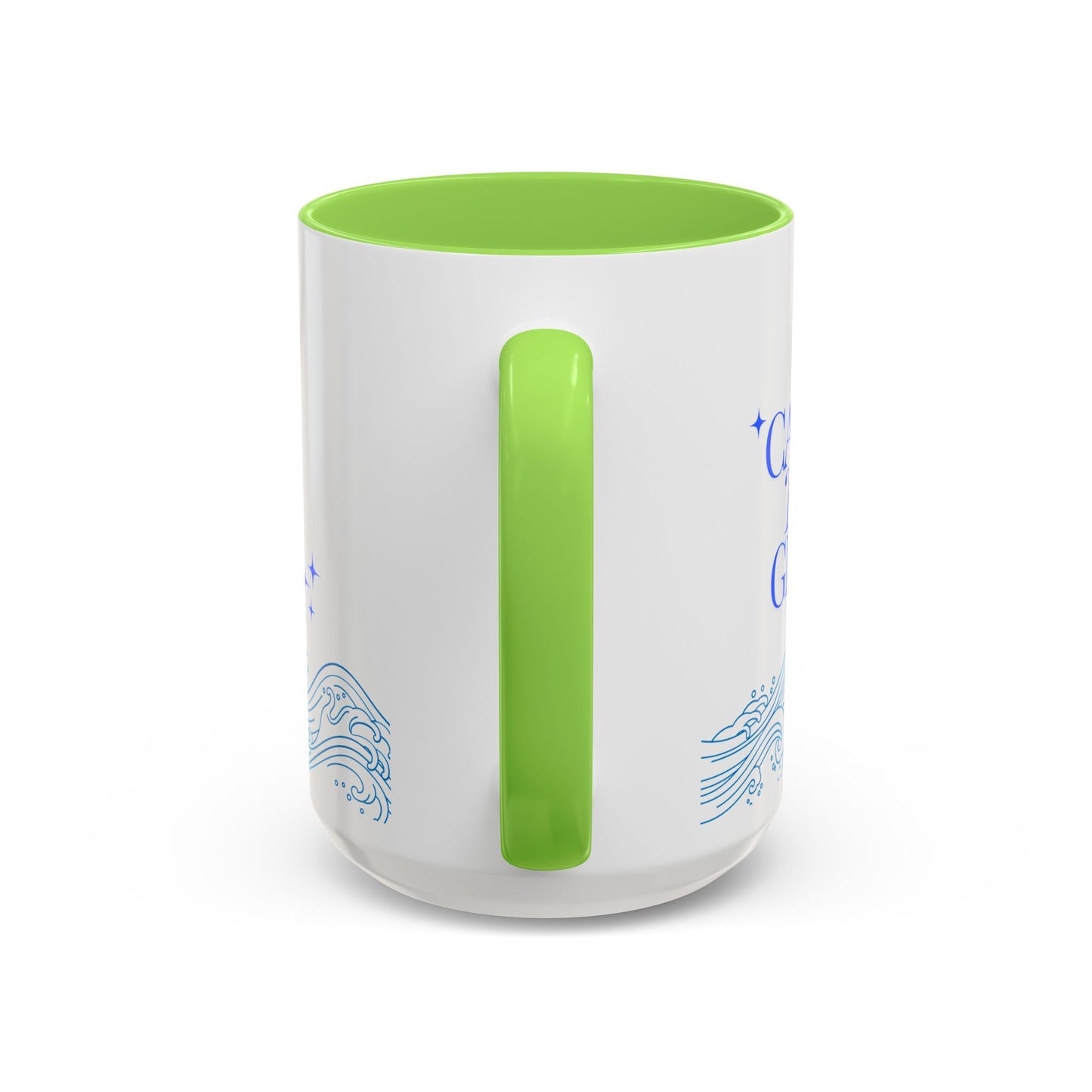 Ocean Wave Coffee Mug - Colorful 11oz & 15oz Cups with Inspirational Text
