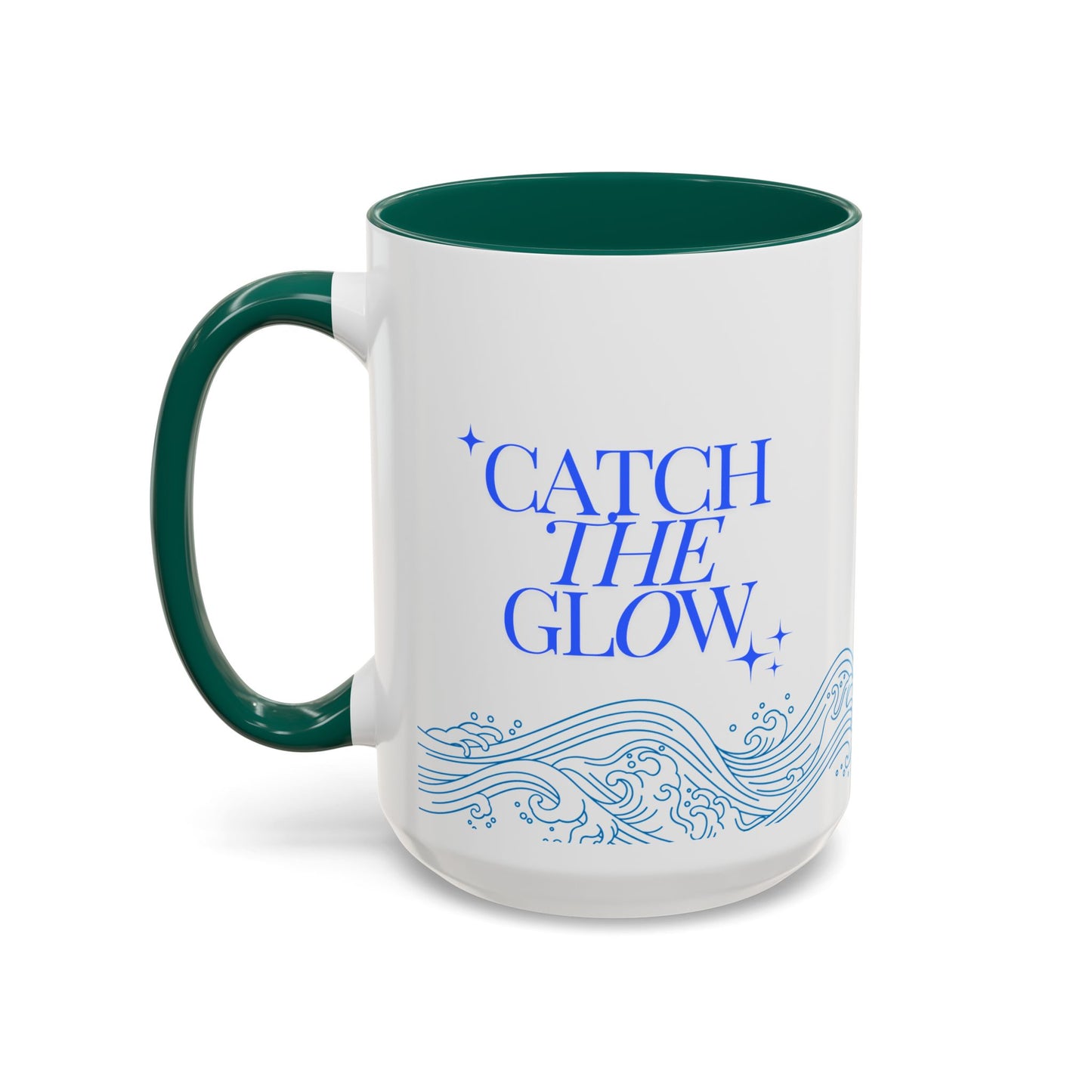 Ocean Wave Coffee Mug - Colorful 11oz & 15oz Cups with Inspirational Text