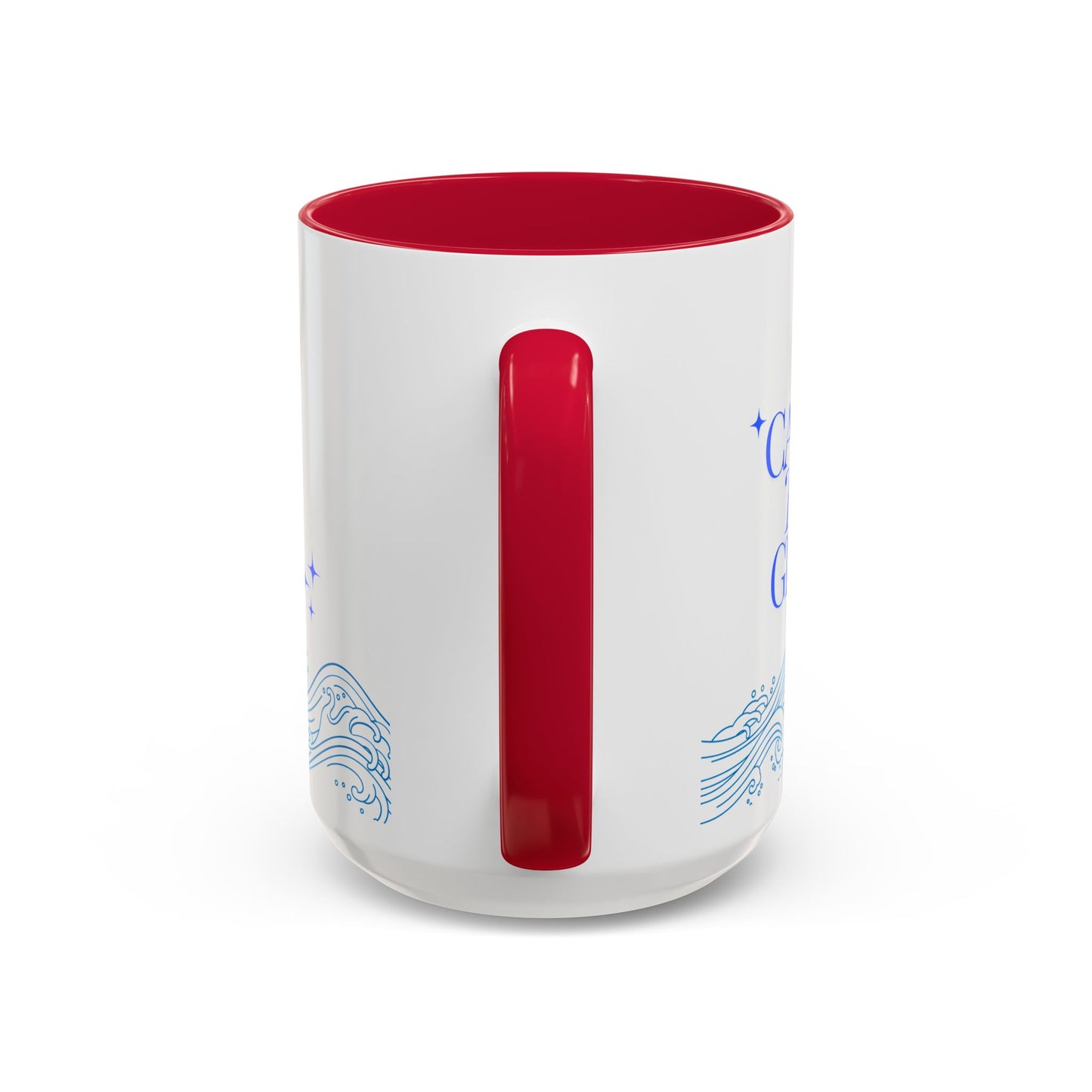 Ocean Wave Coffee Mug - Colorful 11oz & 15oz Cups with Inspirational Text