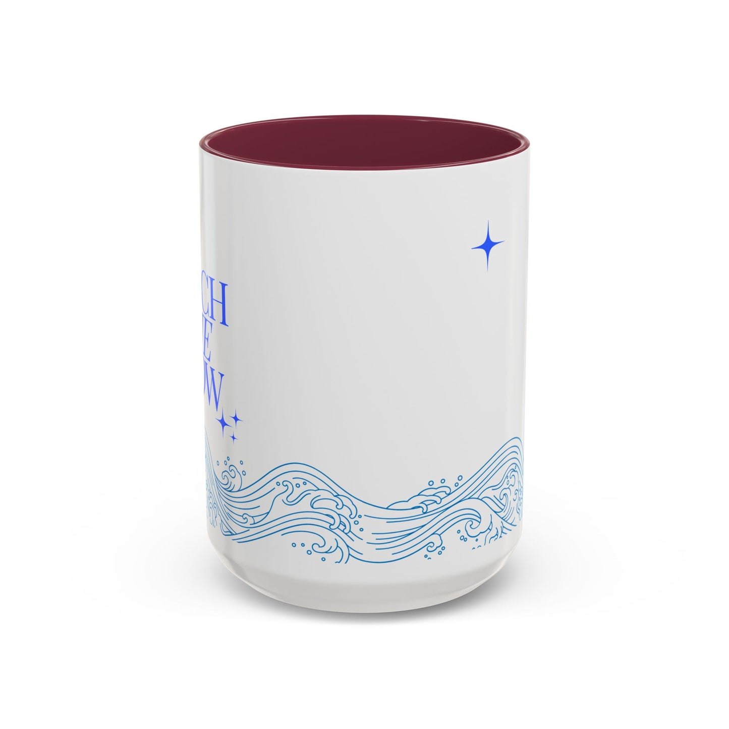 Ocean Wave Coffee Mug - Colorful 11oz & 15oz Cups with Inspirational Text