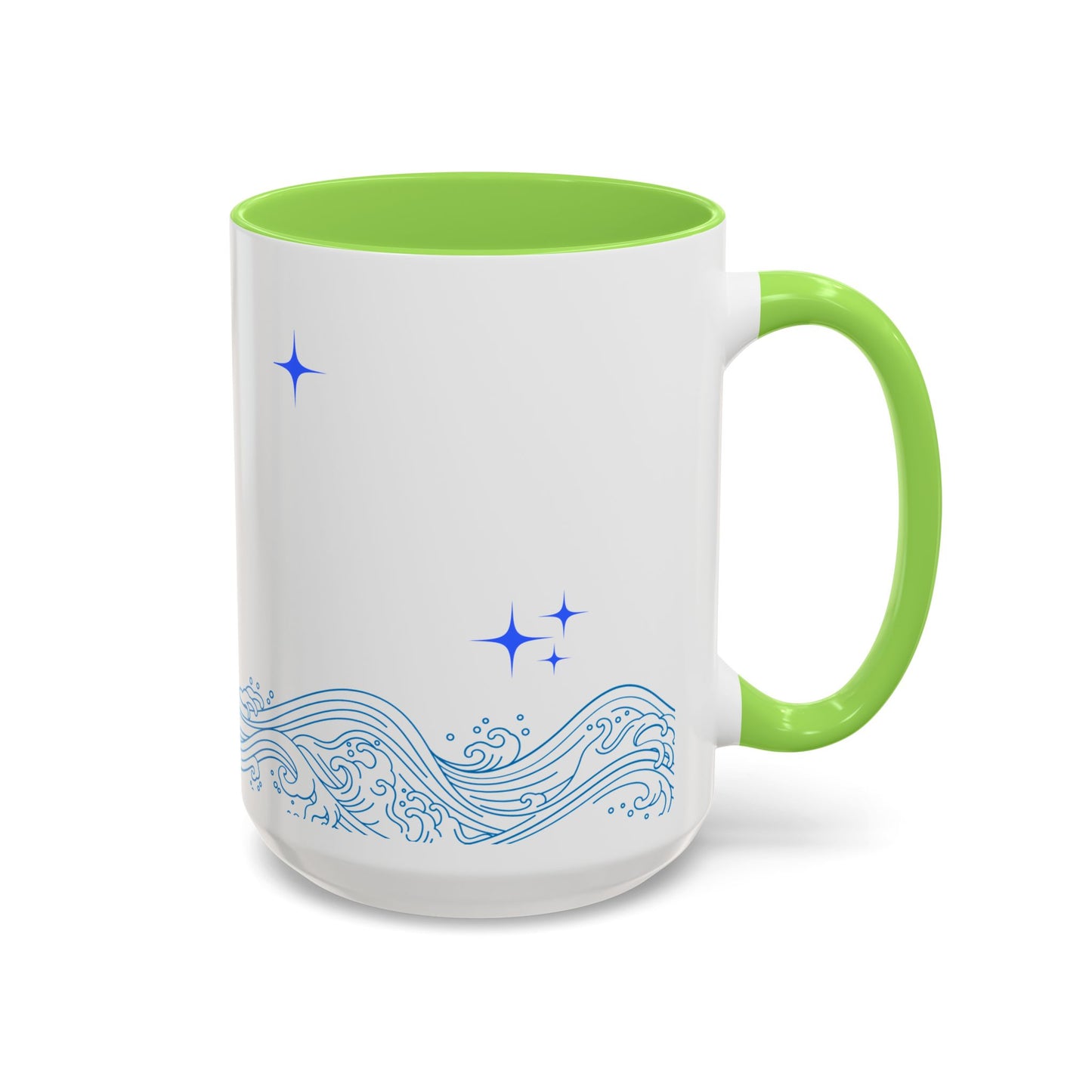 Ocean Wave Coffee Mug - Colorful 11oz & 15oz Cups with Inspirational Text