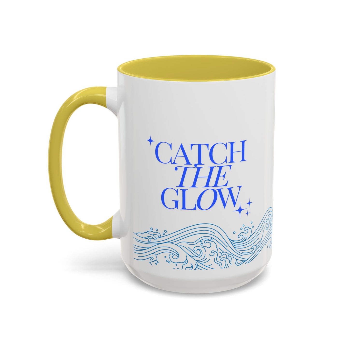 Ocean Wave Coffee Mug - Colorful 11oz & 15oz Cups with Inspirational Text