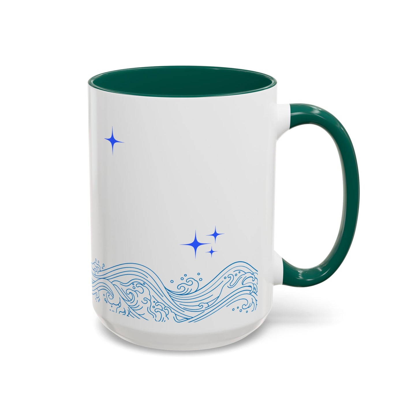 Ocean Wave Coffee Mug - Colorful 11oz & 15oz Cups with Inspirational Text